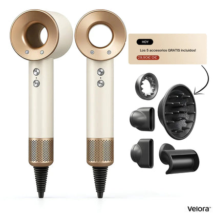Velora AirFusion™ 5 en 1 – Secador profesional
