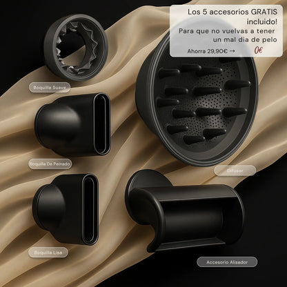 Velora AirFusion™ 5 en 1 – Secador profesional