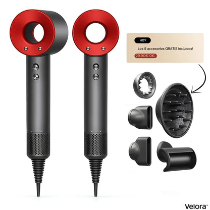 Velora AirFusion™ 5 en 1 – Secador profesional